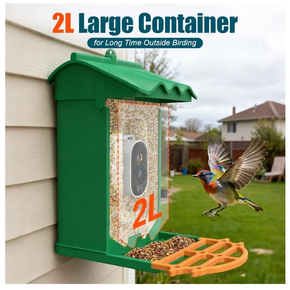 Solar Powered Smart Bird Feeder With Camera